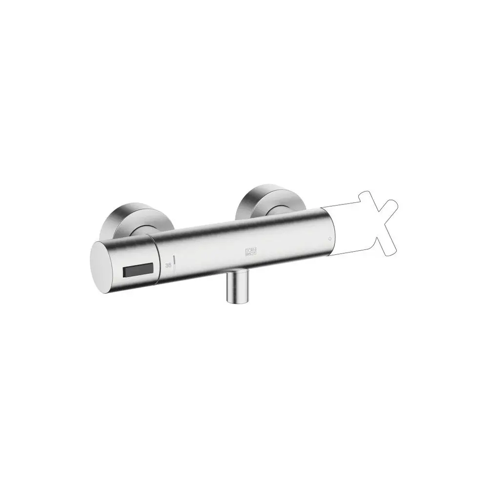 DORNBRACHT Brause-Thermostat für Wandmonatge SERIENNEUTRAL 34443979 chr gebürstet, 34443979-93 Galeriebild 1
